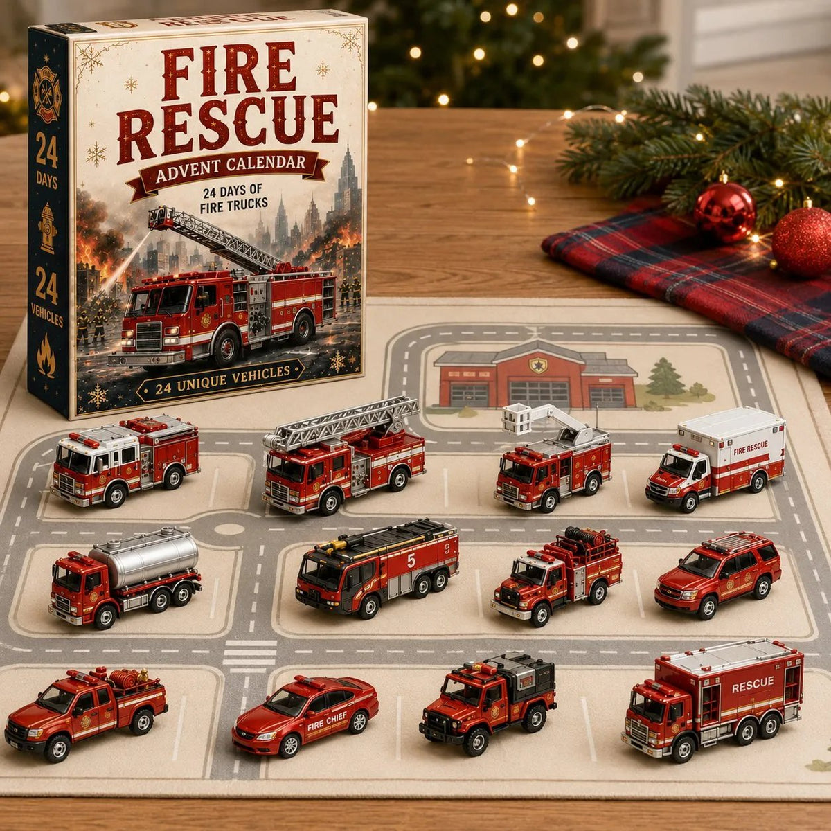 CHRISTMAS SPECIAL OFFER: 50% OFF - 🎁 🎄 24-Day Vehicle Advent Calendar: Build Your Own Fleet🚒