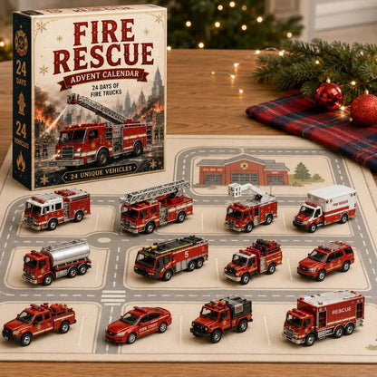 CHRISTMAS SPECIAL OFFER: 50% OFF - 🎁 🎄 24-Day Vehicle Advent Calendar: Build Your Own Fleet🚒