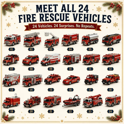 CHRISTMAS SPECIAL OFFER: 50% OFF - 🎁 🎄 24-Day Vehicle Advent Calendar: Build Your Own Fleet🚒