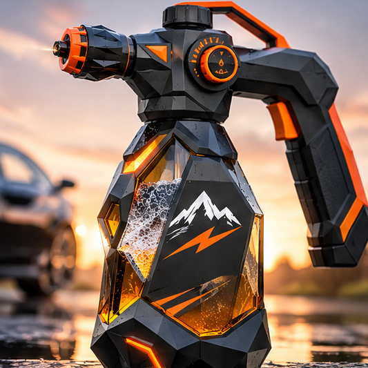 Heavy-Duty High-Pressure Car Wash Foam Sprayer - Multi-Ratio Adjustable Snow Foam Cannon & Spray Bottle for Auto Detailing, Windows, & Outdoor Cleaning