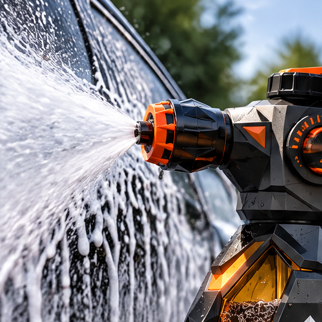 Heavy-Duty High-Pressure Car Wash Foam Sprayer - Multi-Ratio Adjustable Snow Foam Cannon & Spray Bottle for Auto Detailing, Windows, & Outdoor Cleaning