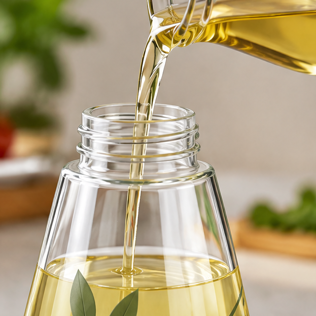 Oil Sprayer for Cooking, Fine Mist Olive Oil Sprayer Bottle with Ergonomic Handle & Gravity Ball Filter, Leakproof Oil Mister Dispenser for Air Fryer, Salad, Baking, BBQ, and Roasting